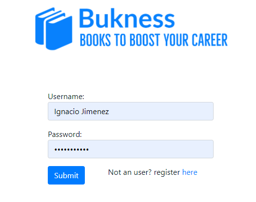 login in bukness